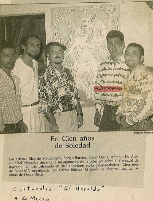 Trabajos Alegóricos al Carnaval, Galería Cien Años de Soledad, Marzo/1994.